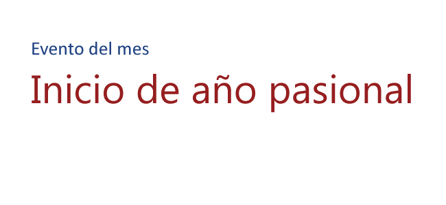 Inicio de año pasional