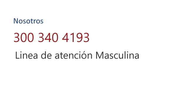 Lineas de atencion masculina