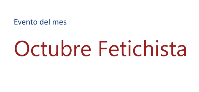 Octubre Fetichista
